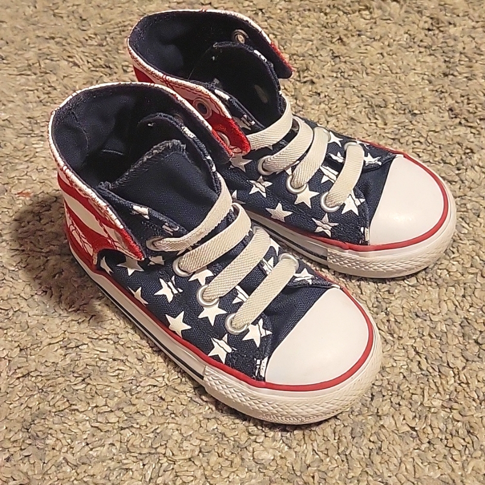 American Flag Converse shoes